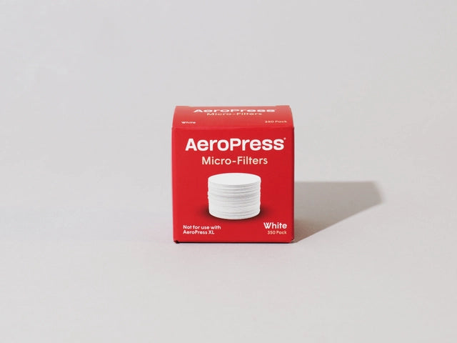 AeroPress micro paper filters white pack, FLTR Coffee equipment