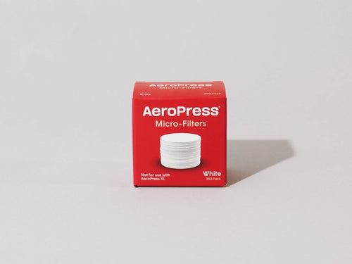 AeroPress micro paper filters white pack, FLTR Coffee equipment