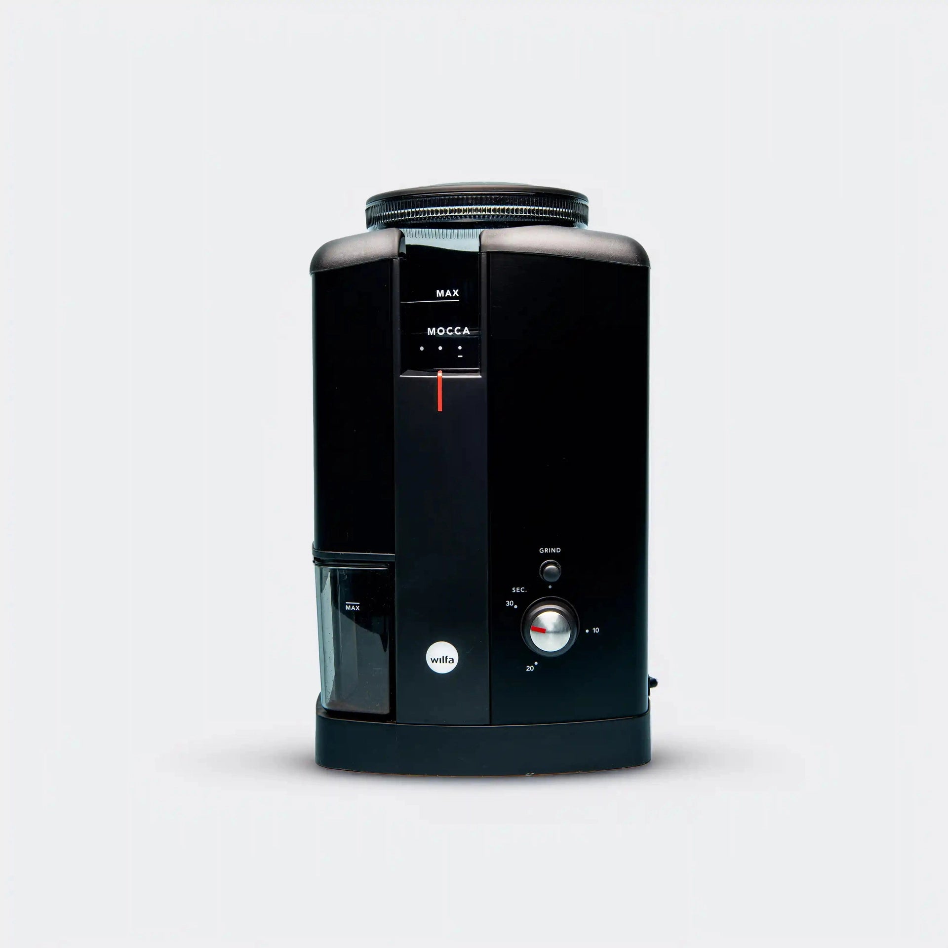 Wilfa Svart electric burr coffee grinder in black, FLTR Coffee equipment